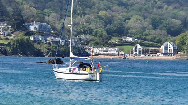 Sailing from Fowey